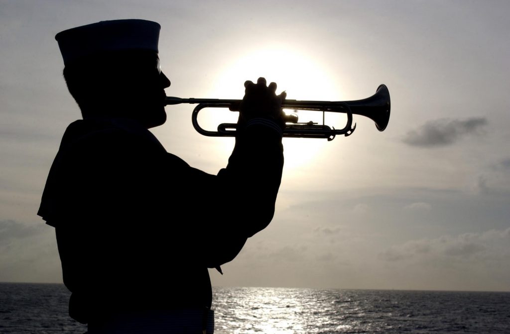 Remembrance day trumpet