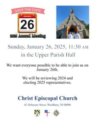 2025 Annual Meeting @ Christ Church in Woodbury