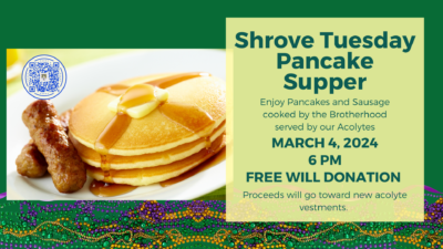 Pancake Supper @ Christ Church in Woodbury